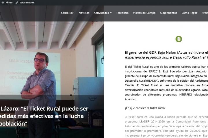 El taller 'El Ticket Rural' de READER es acogido con gran expectativa en el ERP El taller 'El Ticket Rural' de READER es acogido con gran expectativa en el ERP
