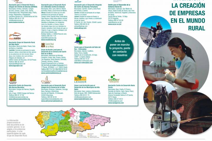 La Red Asturiana de Desarrollo Rural actualiza su tríptico informativo sobre las ayudas LEADER 2014-2020 La Red Asturiana de Desarrollo Rural actualiza su tríptico informativo sobre las ayudas LEADER 2014-2020